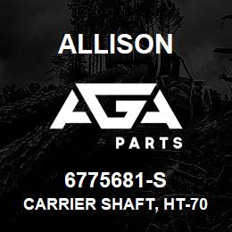 6775681-S Allison CARRIER SHAFT, HT-70/4460 | AGA Parts