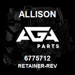 6775712 Allison RETAINER-REV | AGA Parts