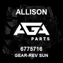 6775716 Allison GEAR-REV SUN | AGA Parts