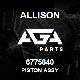 6775840 Allison PISTON ASSY | AGA Parts