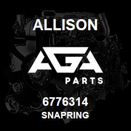 6776314 Allison SNAPRING | AGA Parts