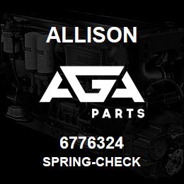 6776324 Allison SPRING-CHECK | AGA Parts