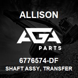 6776574-DF Allison SHAFT ASSY, TRANSFER HT-750 | AGA Parts