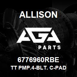 6776960RBE Allison TT PMP.4-BLT. C-PAD RBLT/EXCH | AGA Parts