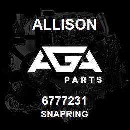 6777231 Allison SNAPRING | AGA Parts