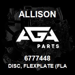 6777448 Allison DISC, FLEXPLATE (FLAT) (3) | AGA Parts