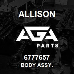 6777657 Allison BODY ASSY. | AGA Parts