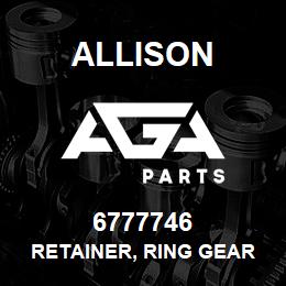 6777746 Allison RETAINER, RING GEAR | AGA Parts