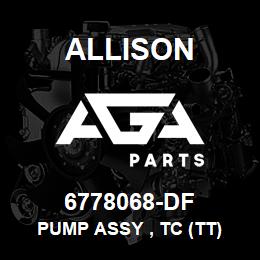 6778068-DF Allison PUMP ASSY , TC (TT) | AGA Parts