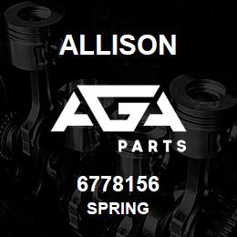 6778156 Allison SPRING | AGA Parts