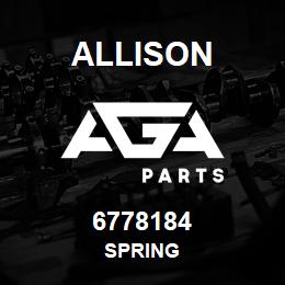 6778184 Allison SPRING | AGA Parts