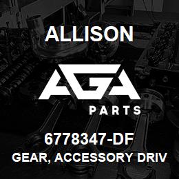 6778347-DF Allison GEAR, ACCESSORY DRIVEN 42 TTH | AGA Parts