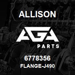 6778356 Allison FLANGE-J490 | AGA Parts