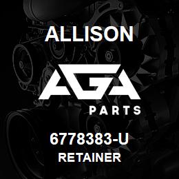 6778383-U Allison RETAINER | AGA Parts