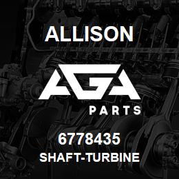 6778435 Allison SHAFT-TURBINE | AGA Parts