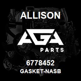 6778452 Allison GASKET-NASB | AGA Parts