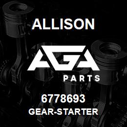 6778693 Allison GEAR-STARTER | AGA Parts