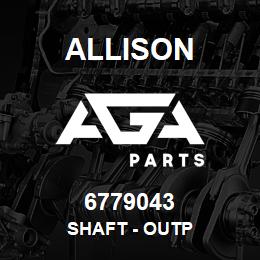 6779043 Allison SHAFT - OUTP | AGA Parts