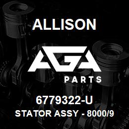 6779322-U Allison STATOR ASSY - 8000/9000 | AGA Parts