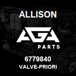 6779840 Allison VALVE-PRIORI | AGA Parts