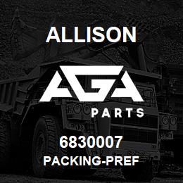 6830007 Allison PACKING-PREF | AGA Parts