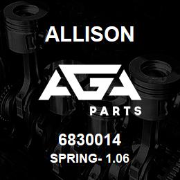 6830014 Allison SPRING- 1.06 | AGA Parts