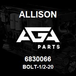 6830066 Allison BOLT-1/2-20 | AGA Parts