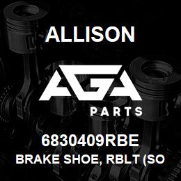 6830409RBE Allison BRAKE SHOE, RBLT (SOLD EA.) | AGA Parts