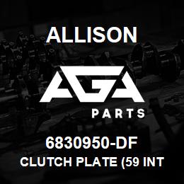 6830950-DF Allison CLUTCH PLATE (59 INT TEETH) | AGA Parts