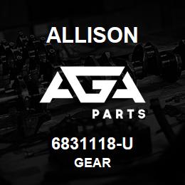 6831118-U Allison GEAR | AGA Parts