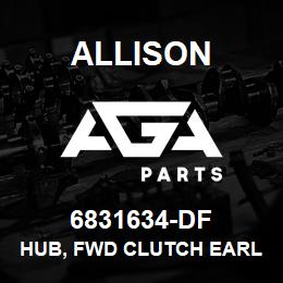 6831634-DF Allison HUB, FWD CLUTCH EARLY - AT-500 SERIES (PRIOR TO SN: 3210775437) | AGA Parts