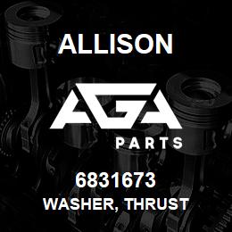 6831673 Allison WASHER, THRUST | AGA Parts