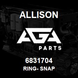 6831704 Allison RING- SNAP | AGA Parts