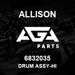 6832035 Allison DRUM ASSY-HI | AGA Parts