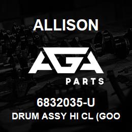 6832035-U Allison DRUM ASSY HI CL (GOOD USED) | AGA Parts