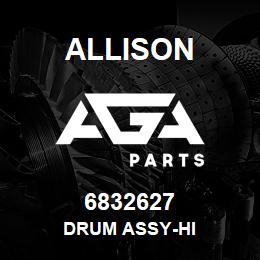 6832627 Allison DRUM ASSY-HI | AGA Parts