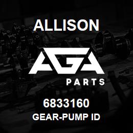 6833160 Allison GEAR-PUMP ID | AGA Parts