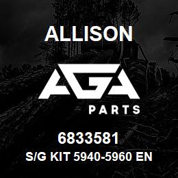 6833581 Allison S/G KIT 5940-5960 ENG MT | AGA Parts