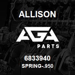 6833940 Allison SPRING-.950 | AGA Parts