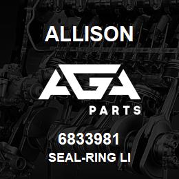 6833981 Allison SEAL-RING LI | AGA Parts