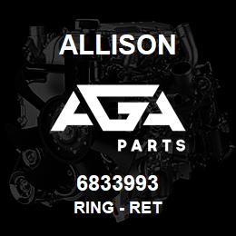 6833993 Allison RING - RET | AGA Parts