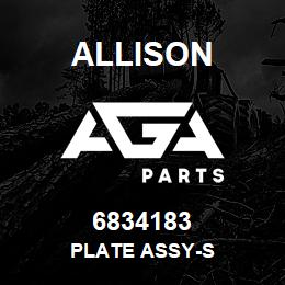 6834183 Allison PLATE ASSY-S | AGA Parts