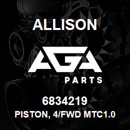 6834219 Allison PISTON, 4/FWD MTC1.045-1.055 | AGA Parts