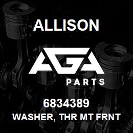 6834389 Allison WASHER, THR MT FRNT CARR | AGA Parts