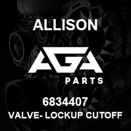 6834407 Allison VALVE- LOCKUP CUTOFF | AGA Parts