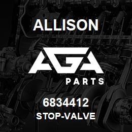 6834412 Allison STOP-VALVE | AGA Parts