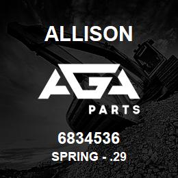 6834536 Allison SPRING - .29 | AGA Parts