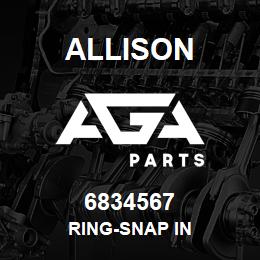 6834567 Allison RING-SNAP IN | AGA Parts