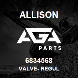 6834568 Allison VALVE- REGUL | AGA Parts