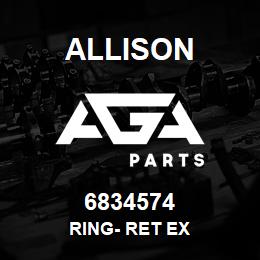 6834574 Allison RING- RET EX | AGA Parts